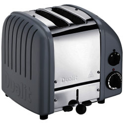 Dualit Made to Order Classic 2-Slice Toaster Stainless Steel/Telegrey Dark